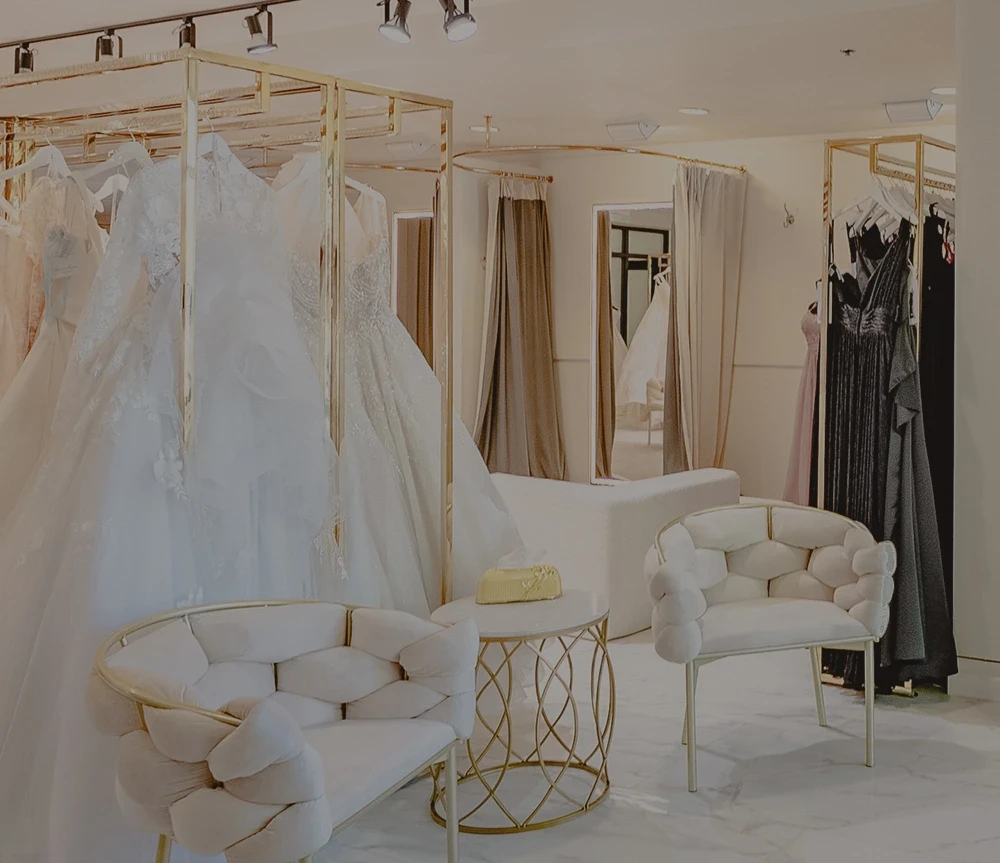 Photo of the showroom interior. Mobile image