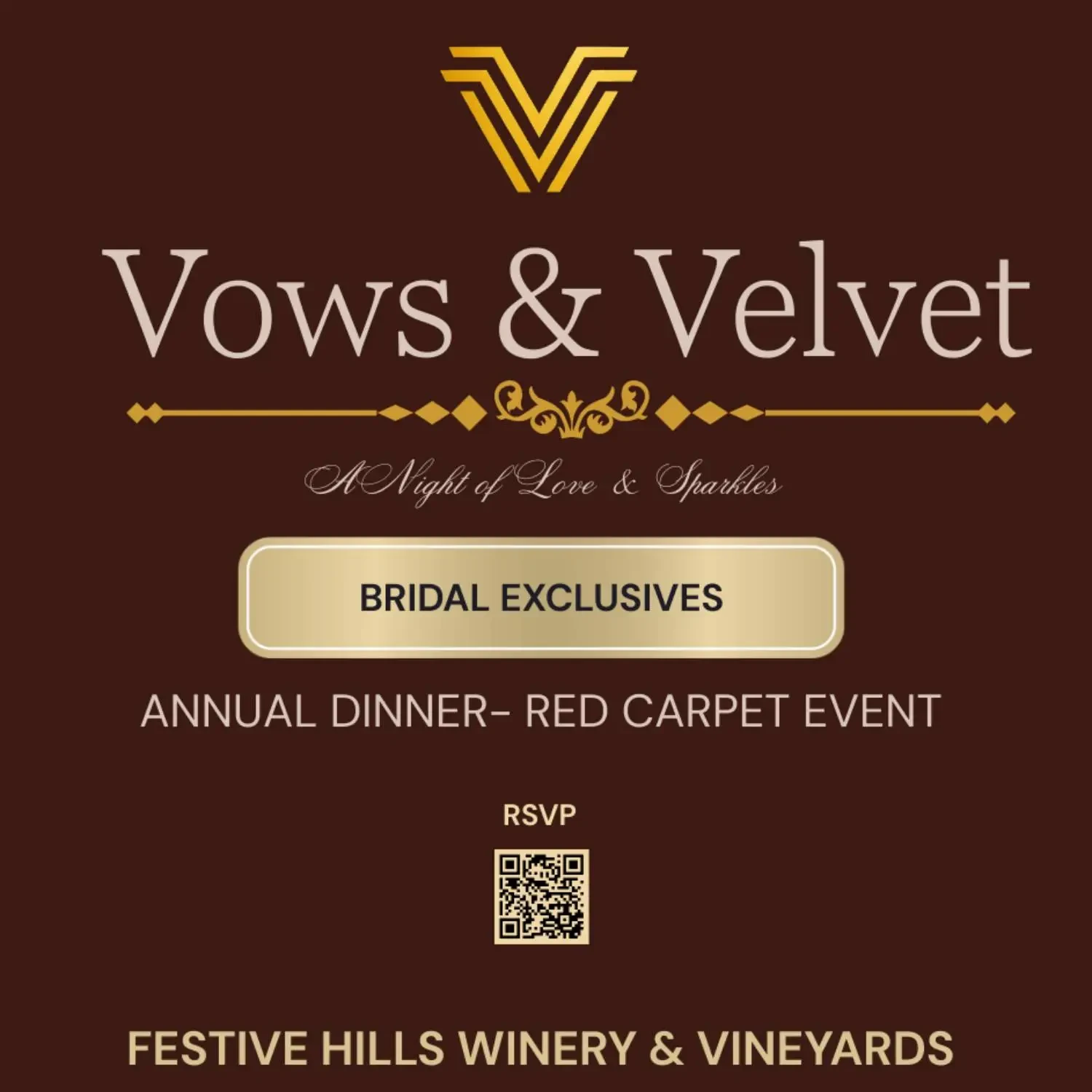 Vows &amp; Velvet – Annual Dinner Red Carpet Event