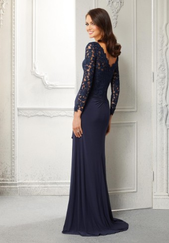 Morilee Style #72418 #5 Navy thumbnail