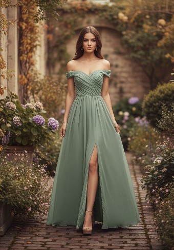 Morilee Style #3030039      CHIFFON #3 default Moss thumbnail