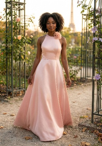 Morilee Style #3030041        SATIN #0 default Blush thumbnail