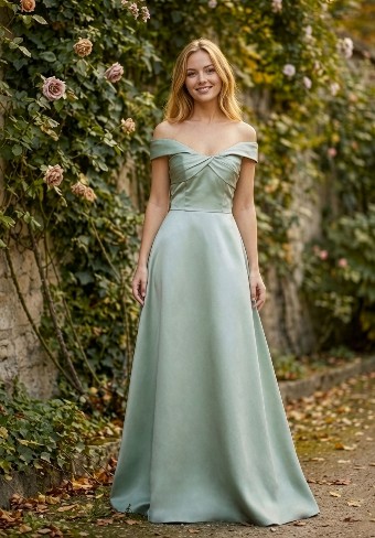 Morilee Style #3030030          SATIN #1 Sage thumbnail