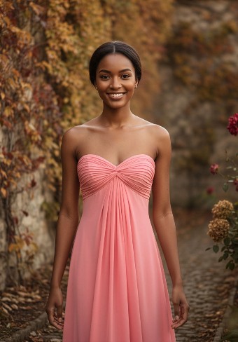 Morilee Style #3030038         CHIFFON #1 Cantaloupe thumbnail