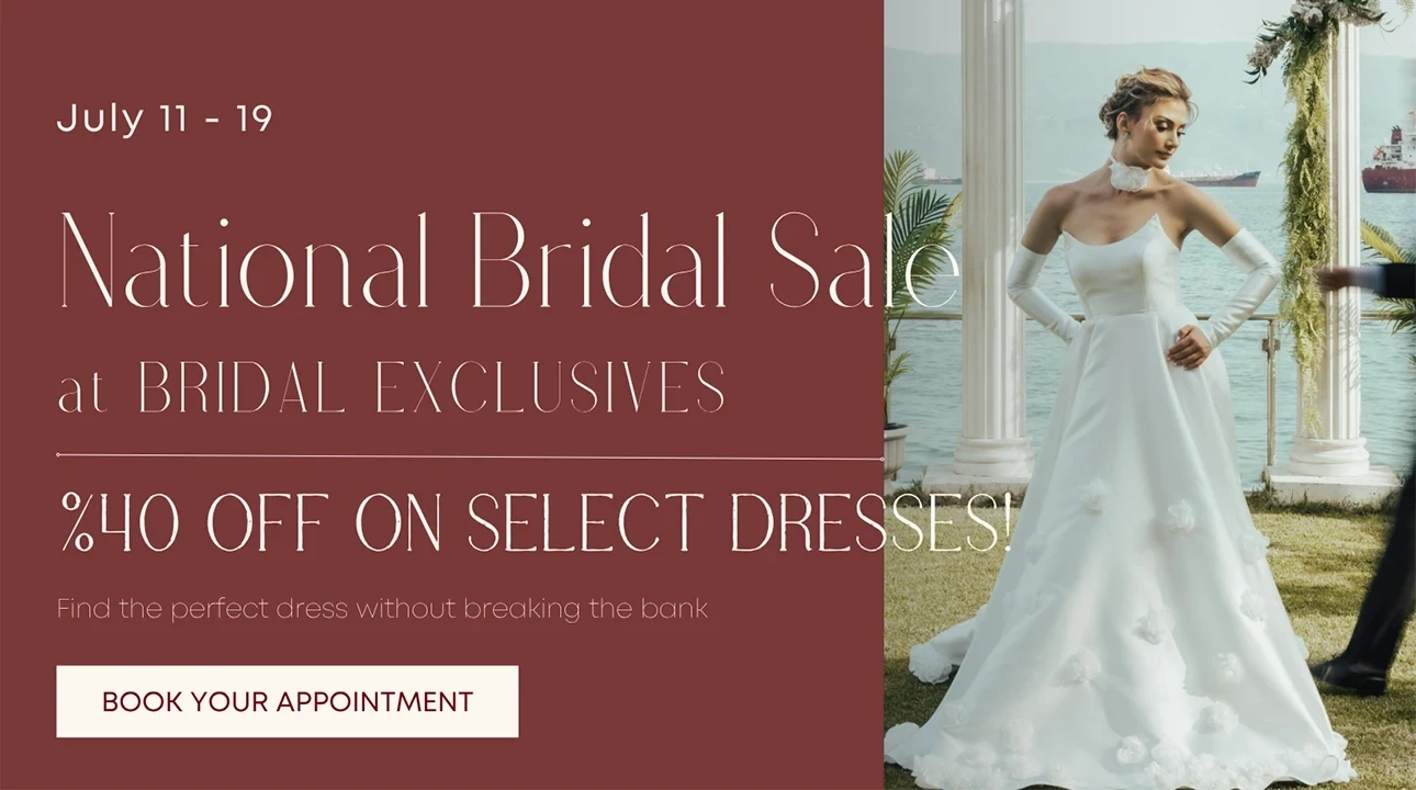National Bridal Sale Banner